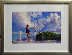 Michael Downs Wild Blue Study #2   9x14