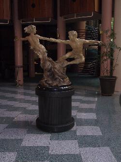 Bronze "Whirlwind" Monumental size
