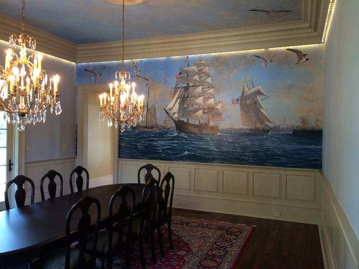 murals at Mary Martin Gallery